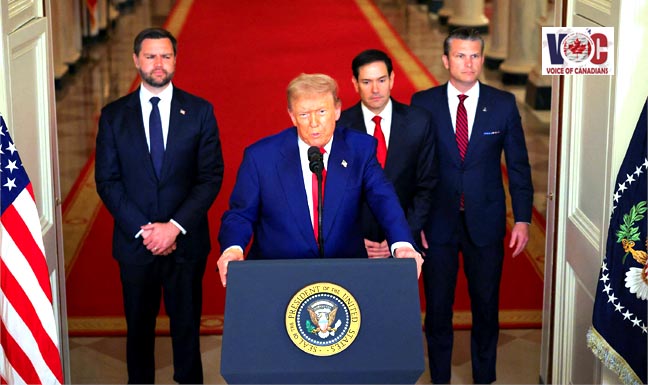 ٹرمپ کا ایرانی بحریہ کا ہیڈ کوارٹر اور 9 بحری جہاز تباہ کرنے کا دعویٰ